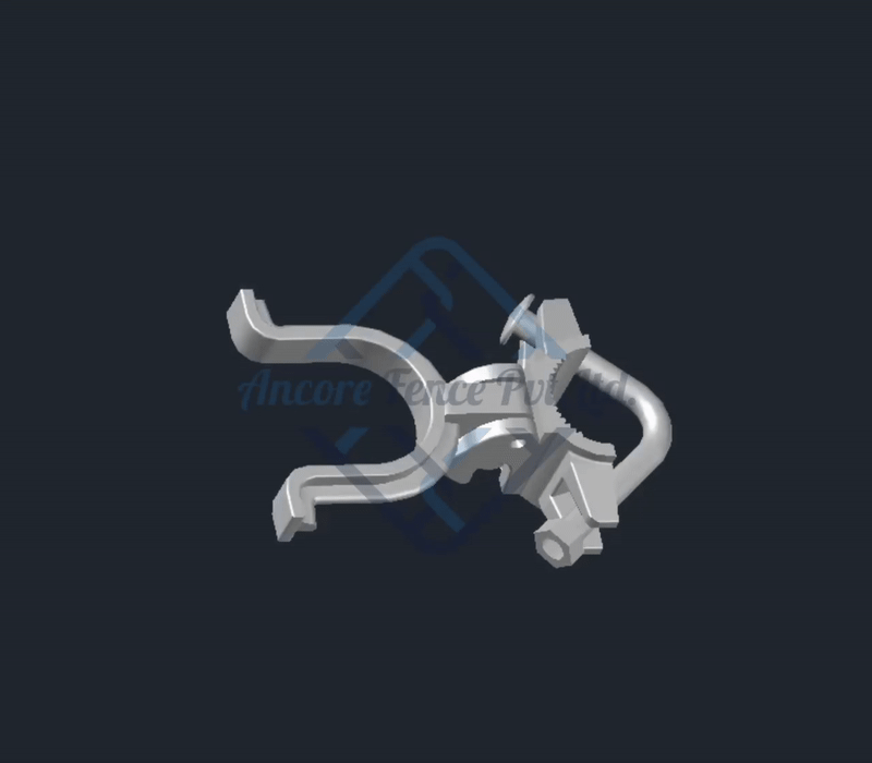 Gate Fork Latch Malleable